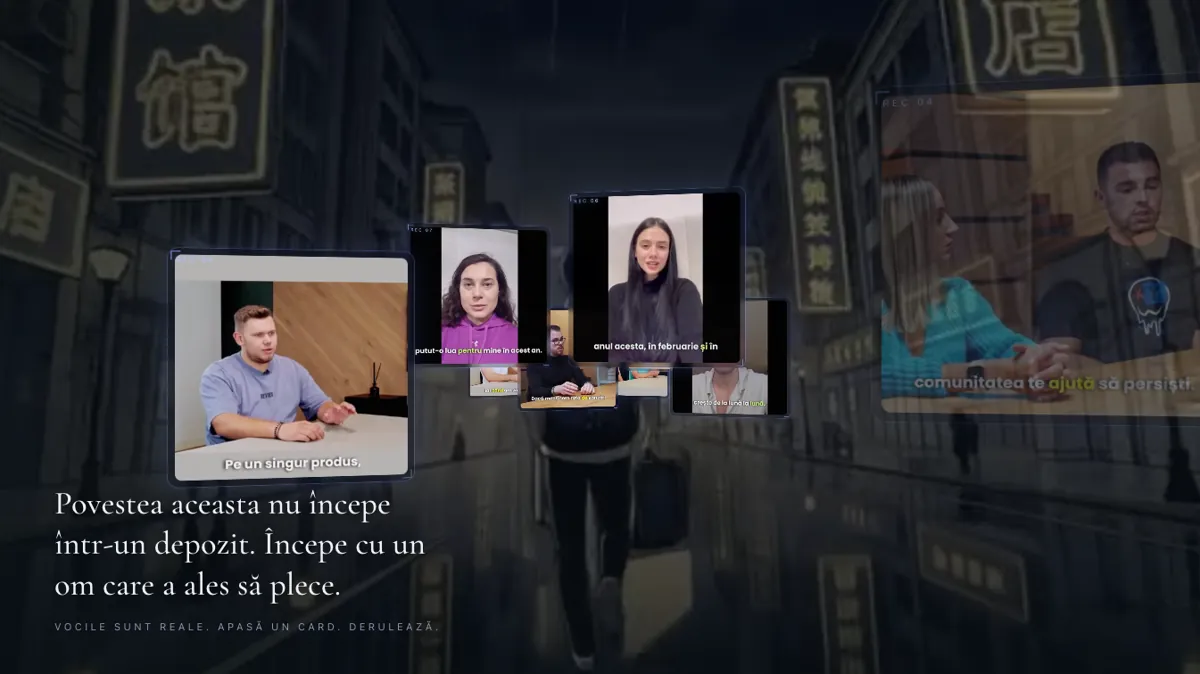 Experiența Emagicienii, pagina interactivă
